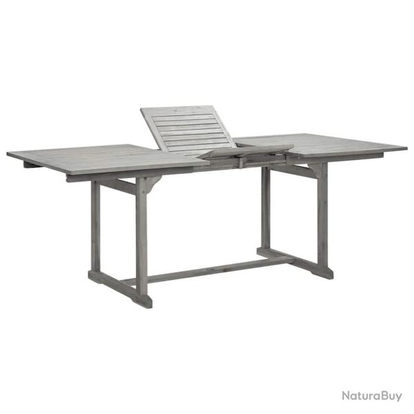 Table � d�ner de jardin (150-200)x100x75cm Bois d'acacia massif
