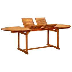 Table &agrave; d&icirc;ner de jardin (160-240)x100x75cm Bois d'acacia massif
