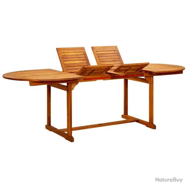 Table � d�ner de jardin (160-240)x100x75cm Bois d'acacia massif