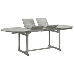 Table &agrave; d&icirc;ner de jardin (160-240)x100x75cm Bois d'acacia massif