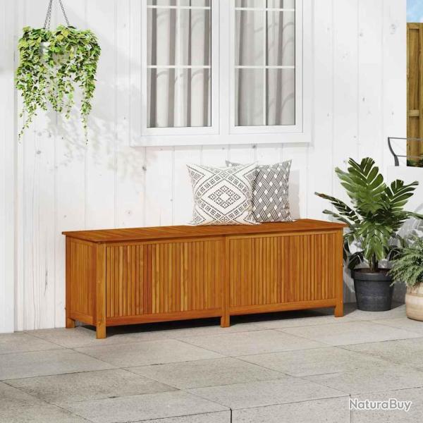 Bo�te de rangement de jardin 175x50x58 cm Bois d'acacia solide