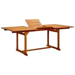 Table &agrave; d&icirc;ner de jardin (150-200)x100x75cm Bois d'acacia massif