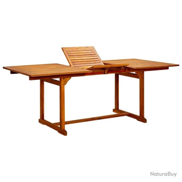 Table � d�ner de jardin (150-200)x100x75cm Bois d'acacia massif