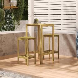 Table de bar 60x60x110 cm Bois de pin impr&eacute;gn&eacute;