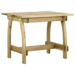 Table de jardin 110x74x75 cm Bois de pin impr&eacute;gn&eacute;