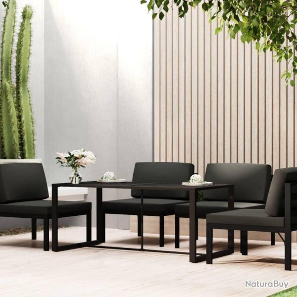 Table � d�ner d'ext�rieur Anthracite 120x60x66 cm Aluminium