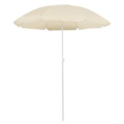 Parasol de jardin avec m&acirc;t en acier sable 180 cm