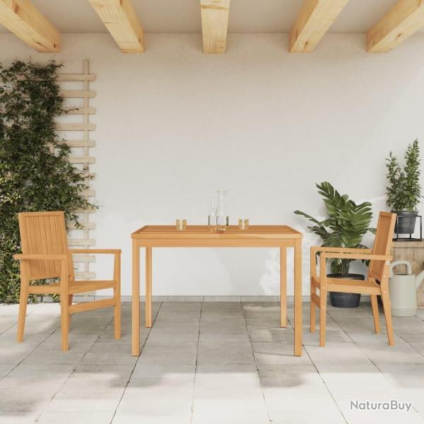 Ensemble � manger de jardin 3 pcs Bois de teck massif
