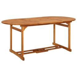 Table &agrave; d&icirc;ner de jardin 180x90x75 cm Bois d'acacia solide