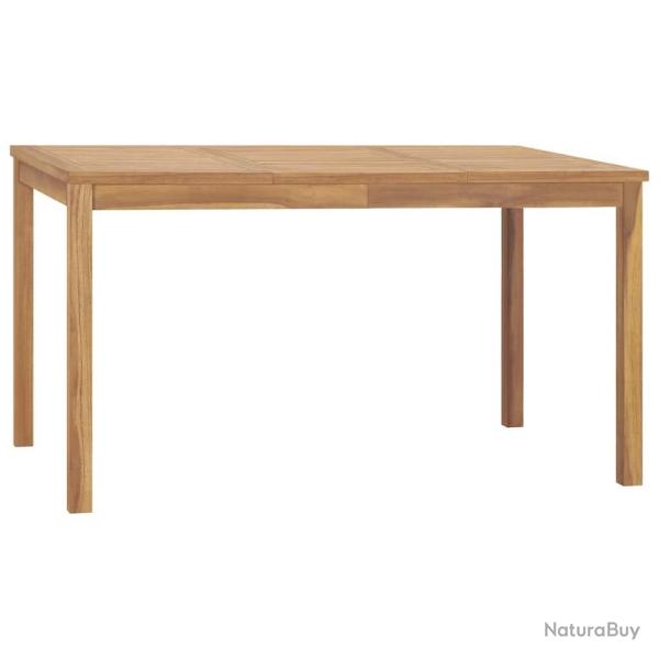 Table � d�ner de jardin 140x80x77 cm Bois de teck solide