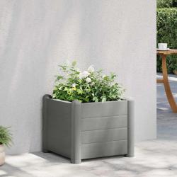 Lit sur&eacute;lev&eacute; de jardin PP Gris pierre 43x43x35 cm
