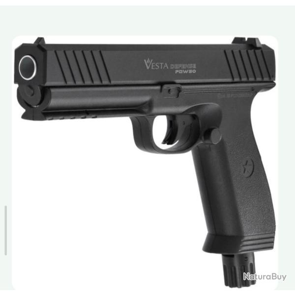 Pistolet semi-automatique Vesta D�fense PDW50, Calibre.50 Neuf 17 Joules