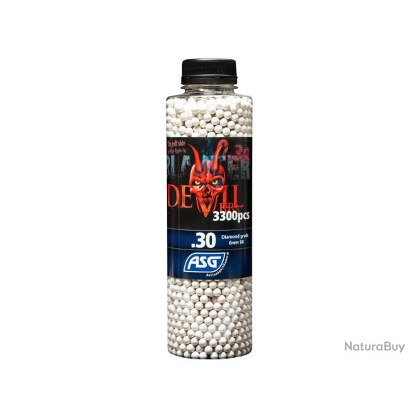 Bouteille de 3300 billes 0.30G Devil ASG