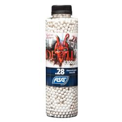 Bouteille de 3300 billes 0.28G Devil ASG