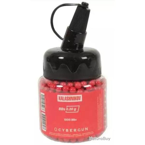 Biberon de 1000 Kalashnikov Rouges 0.20G