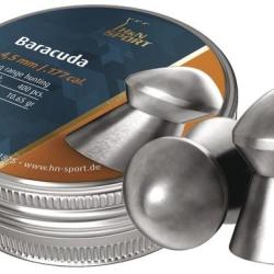 Boite de 400 plombs H&N Baracuda cal. 4.5mm