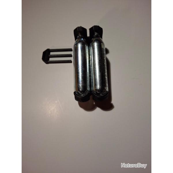 support spaclette co2 12g sur rail pacatinny