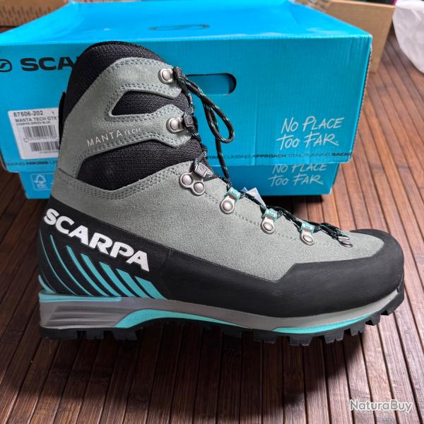 SCARPACHAUSSURES D'ALPINISME MANTA TECH GTX W SANS BO�TE CARTON