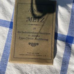 WW1? Album allemand de 20 cartes postales de Metz Gerhard Bl&uuml;mlein et Co., Frankfurt am Main