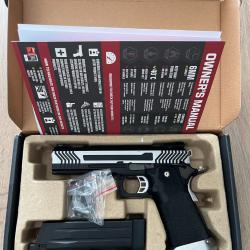 AW Custom HX1101 Hi-Capa quasi NEUF + chargeur (jamais utilis&eacute; en partie)