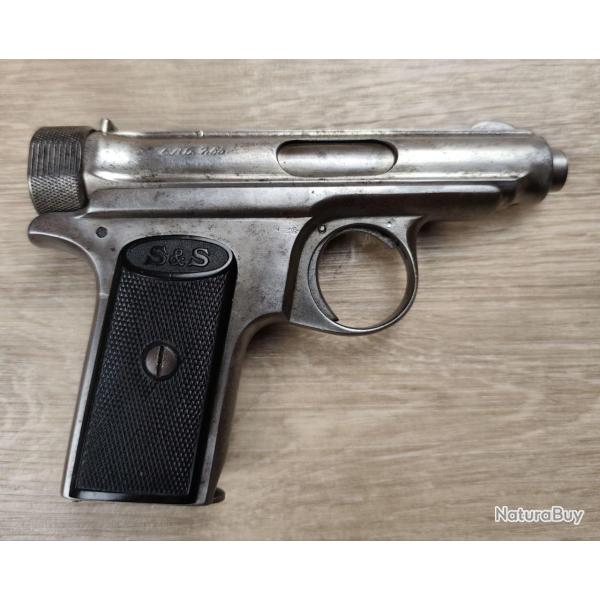 Pistolet SAUER & SOHN mod�le 1913 - Calibre 7,65 Browning (Occasion)