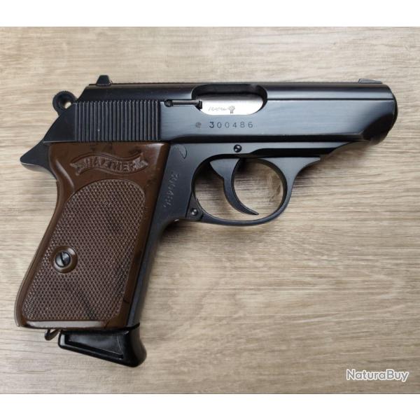 Pistolet compact WALTHER PPK - Calibre 7,65 Browning (.32 ACP) (Occasion)
