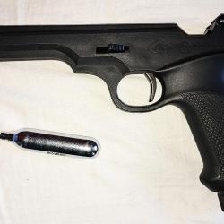 RARE ! Pistolet tch&egrave;que LOV21 &agrave; CO2 12g cal. 4.5mm ambidextre monocoup