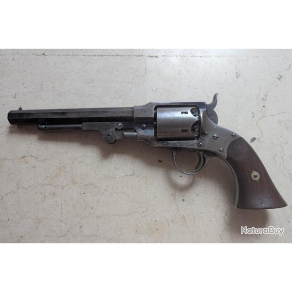 Rogers & Spencer Origine Original Utica New York NY Calibre 44 Revolver Barillet Poudre Noire 1863
