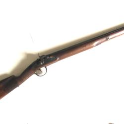 Ancien Fusil a poudre noire canon style tromblon