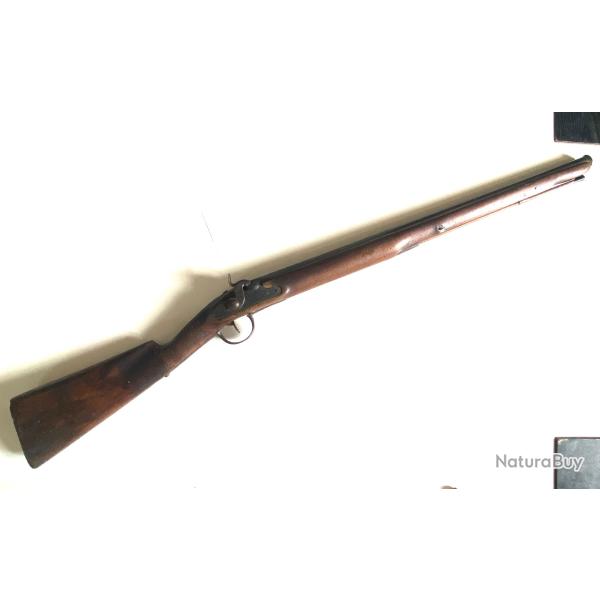 Ancien Fusil a poudre noire canon style tromblon