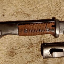 Ba&iuml;onnette Allemande 98k compl&egrave;te