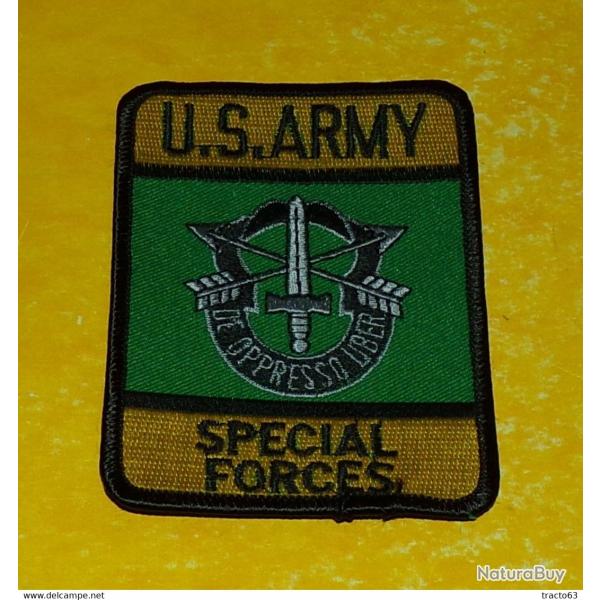 TISSU PATCH : U.S.ARMY SPECIAL FORCES��, TISSU A COUDRE ,�DIMENSION��9�CM X 7 CM� , BON ETAT VOIR PH