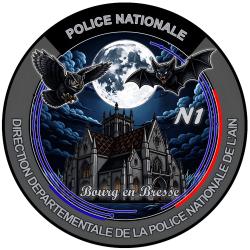 &Eacute;cusson PVC UV police BRIGADE DE NUIT BeB