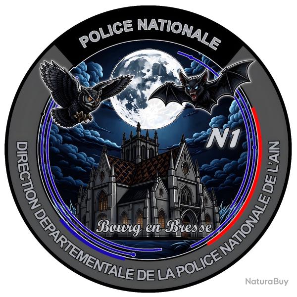 �cusson PVC UV police BRIGADE DE NUIT BeB