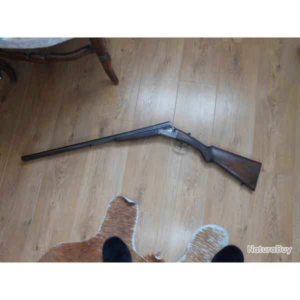 Fusil de chasse St Etienne juxtapos�s calibre 12/65