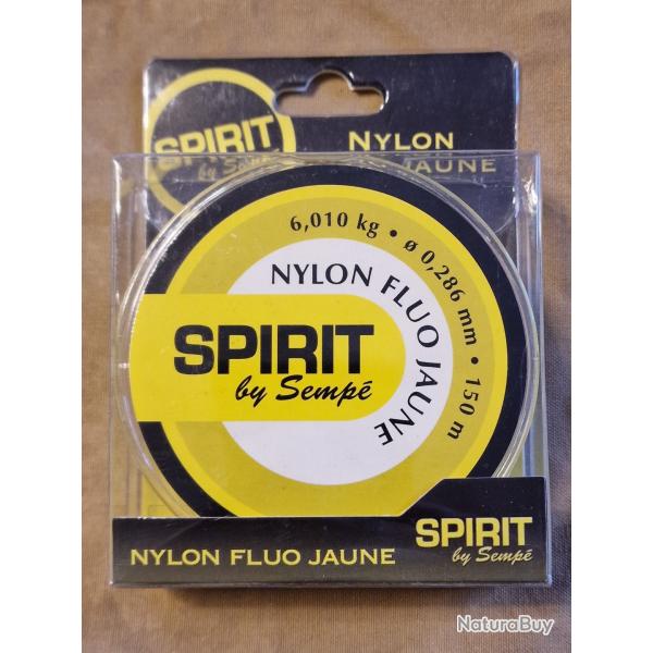 Nylon fluo jaune SPIRIT by SEMPE 6,010kg 0,286mm 150m - HILMAR SUPER DESTOCK !!!