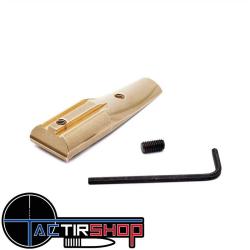 Bouchon de poign&eacute;e en laiton lourd Eemann Tech Heavy Brass Feed Grip Plug for Glock 17 Gen4/5