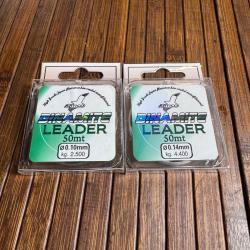 LOT DE DEUX FIL P&Ecirc;CHE Artico DINAMITE LEADER - 50mtr PANACH&Eacute; 0,10mm et 0,14mm
