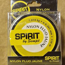 Nylon fluo jaune SPIRIT by SEMPE 7,010kg 0,305mm 150m - HILMAR SUPER DESTOCK !!!