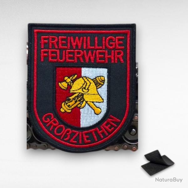 �cusson Patch Sapeurs-Pompiers Allemands - Freiwillige Feuerwehr Gro�ziethen 8Cm