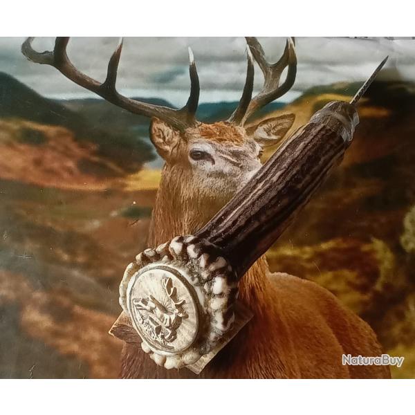 Couteau de poche Opinel 9 bois de cerf