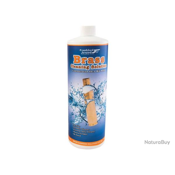 Frankford Arsenal Solution de Nettoyage Ultrasonique Laiton 946 ml - Entretien Douilles de Rechargem