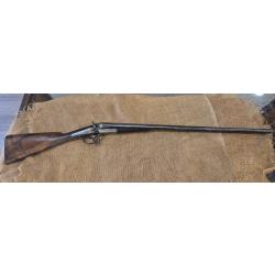 Fusil a chien calibre 16 cat&eacute;gorie D st etienne canon damas manufrance