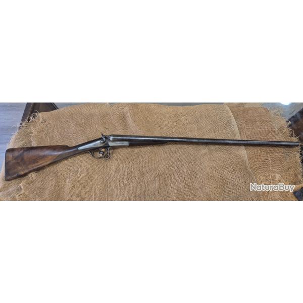 Fusil a chien calibre 16 cat�gorie D st etienne canon damas manufrance