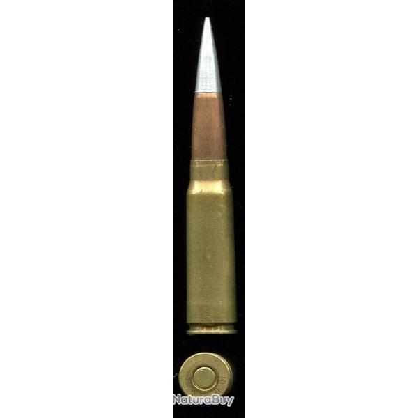 7.92 x 40 CETME Espagne - tr�s longue balle effil�e � pointe aluminium