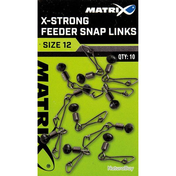 Matrix X Strong Feeder Snap Links 10