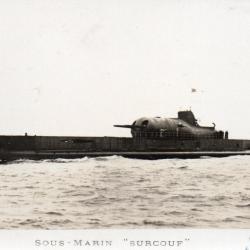 Carte postale Sous-marin "Surcouf" -N&deg;7765