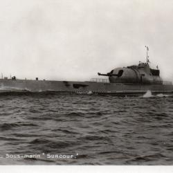 Carte postale Sous-marin "Surcouf" -N&deg;7767