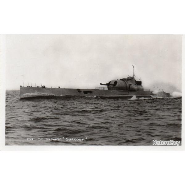 Carte postale Sous-marin "Surcouf" -N�7767