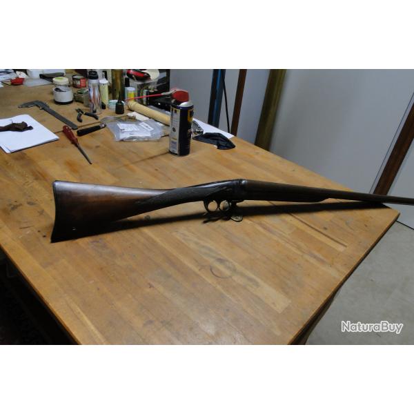 fusil id�al de manufrance  pontet lunette , premi�re fabrication crosse arabe